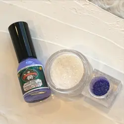 パープルのラメグラデーションネイル使用アイテム