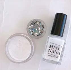 クリアなラメグラデーションネイル使用アイテム