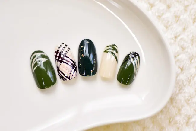 抹茶ネイル