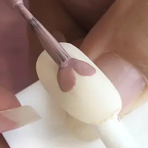 ハートの割れ目部分